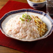 淡雪あんかけチャーハン
(かに風味あん)