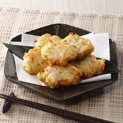 柚子こしょう香る！
たっぷり野菜の練り天
(れんこん)