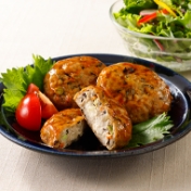 ひじきと彩り野菜の
		豆腐ハンバーグ  