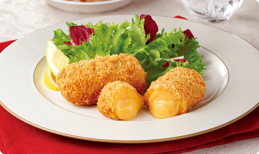 宮城県蔵王産ミルクのとろ〜りクリームコロッケ(えびのビスク風)