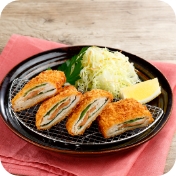 大葉と梅の
ミルフィーユチキンカツ 