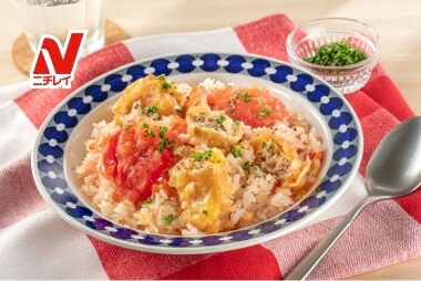 炊飯器で作る！丸ごとトマトの炊き込みご飯