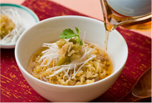 炒飯茶漬け