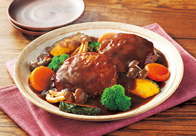 みそ風味ソース ハンバーグ