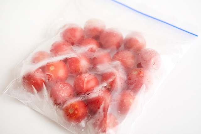 冷凍ミニトマトの写真