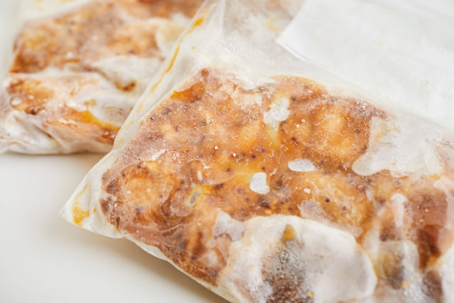 鶏もも肉のマスタード焼きの冷凍写真