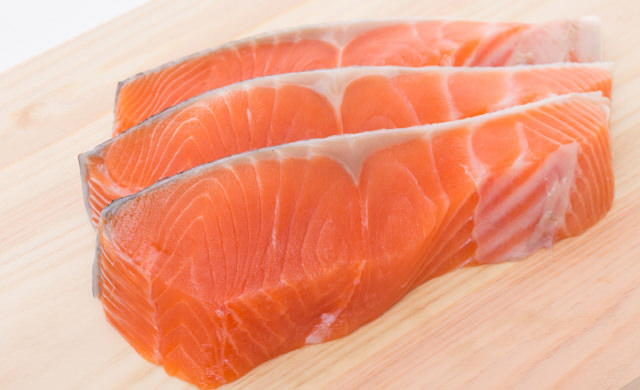 鮭の切り身の写真