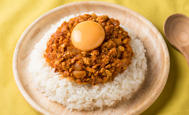 冷凍豆腐のドライカレーの写真