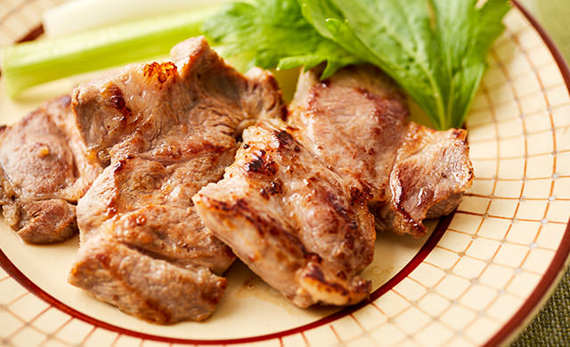 豚肉のオニオンソテーの写真