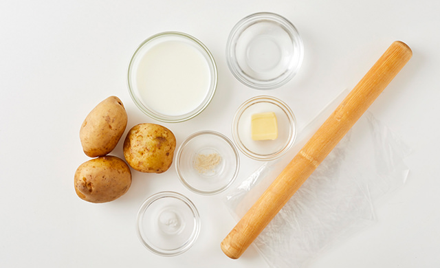 マッシュポテトの材料写真