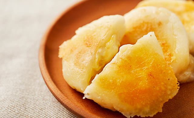 チーズinいももちの出来上がり写真