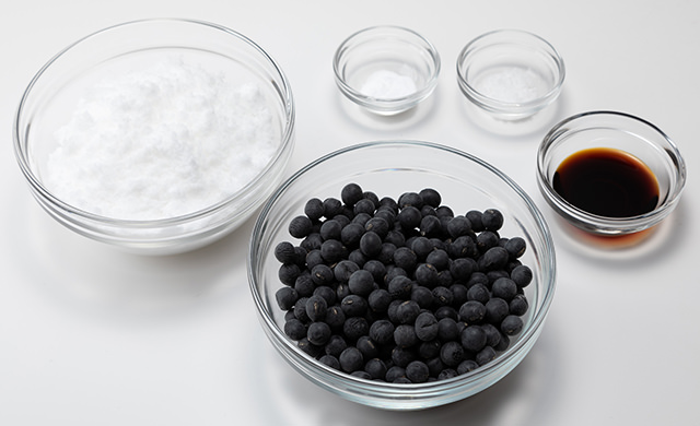 黒豆の材料の写真