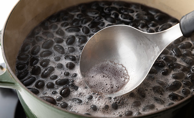 アク取りの写真