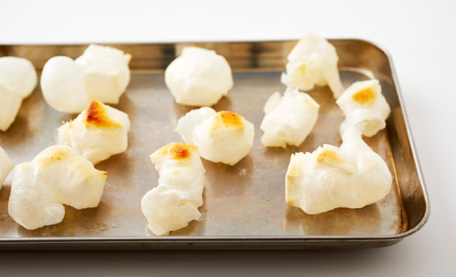 餅を焼いた写真