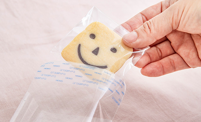 袋に包んでから包装に入れる