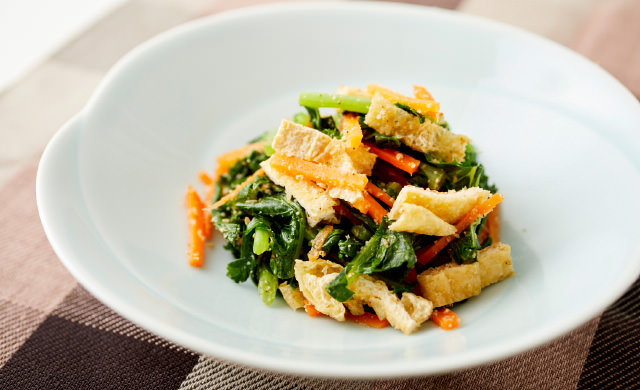 大根葉のごま和え写真