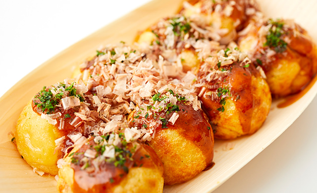 たこ焼き出来上がり