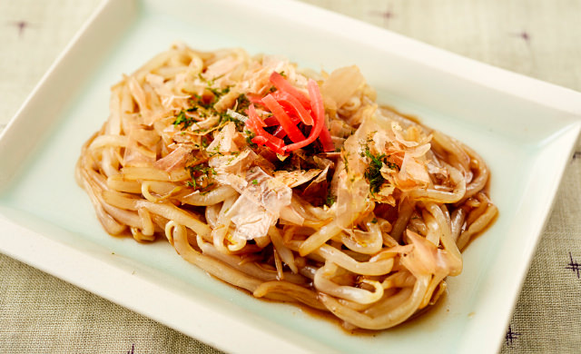 もやしの焼きそば風味の写真