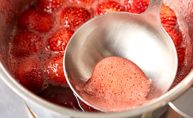 アク取りの写真