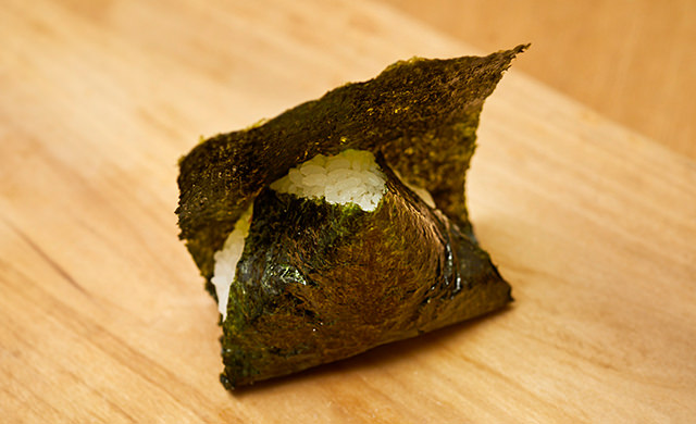 おにぎりのできあがり写真