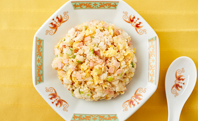 炒飯の出来上がり写真