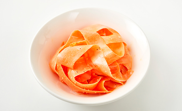 にんじんピーラーサラダの写真