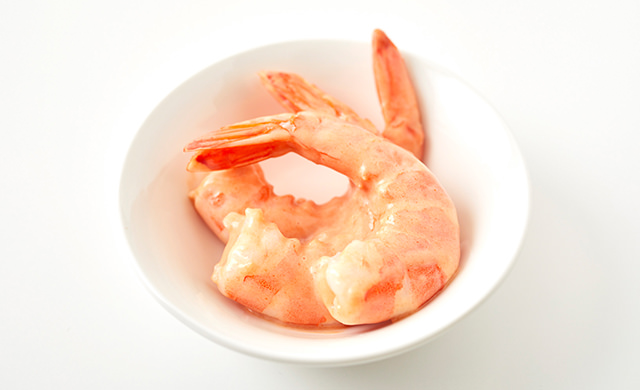 ゆでえびサラダの写真