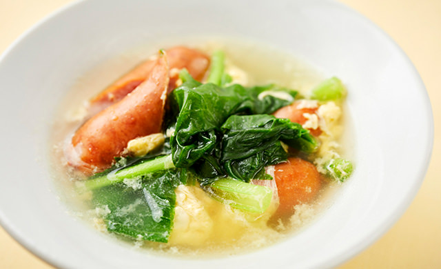 スープ出来上がり