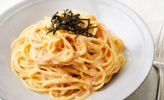 明太クリームの出来上がり写真