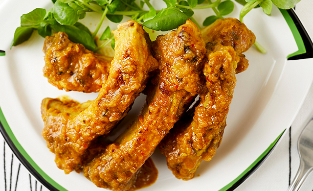 スパイシーカレー味のできあがり写真