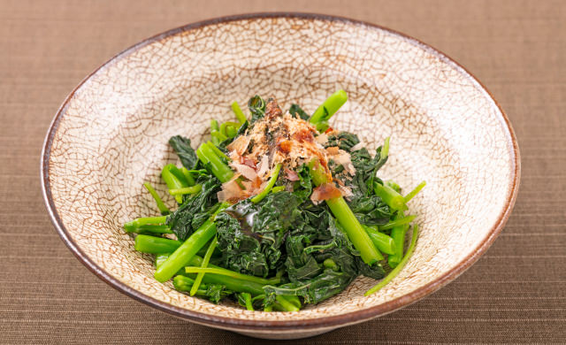 モロヘイヤのおひたしの写真