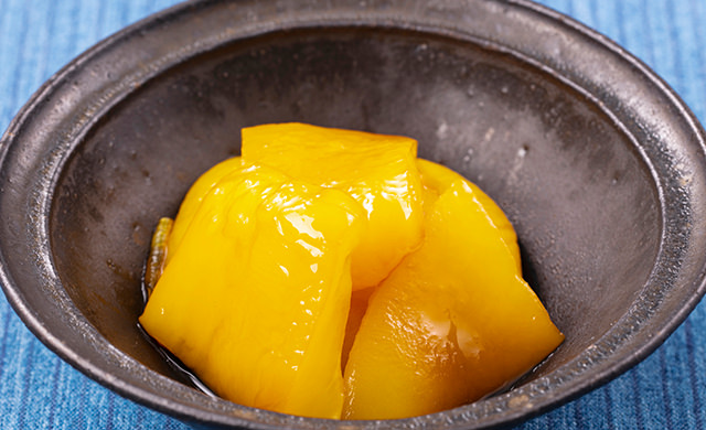 焼きパプリカのおひたしサラダの写真