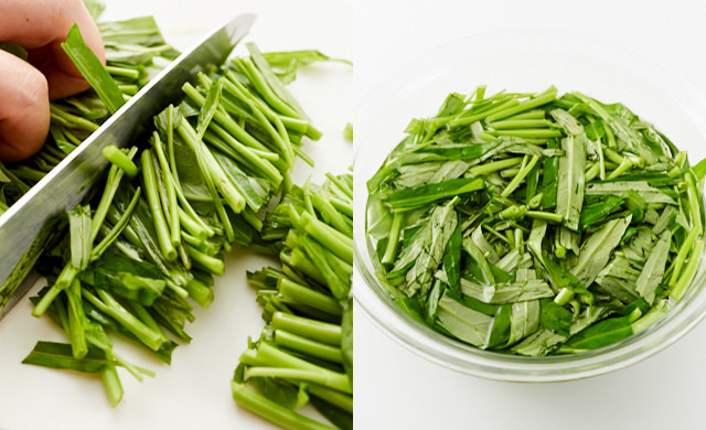 空芯菜の炒めもの 本格中華の シャキシャキ食感 が自宅で再現できる ほほえみごはん 冷凍で食を豊かに ニチレイフーズ