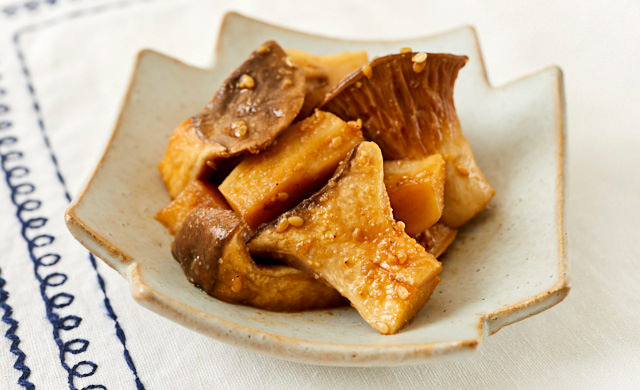 エリンギのごま和えの写真