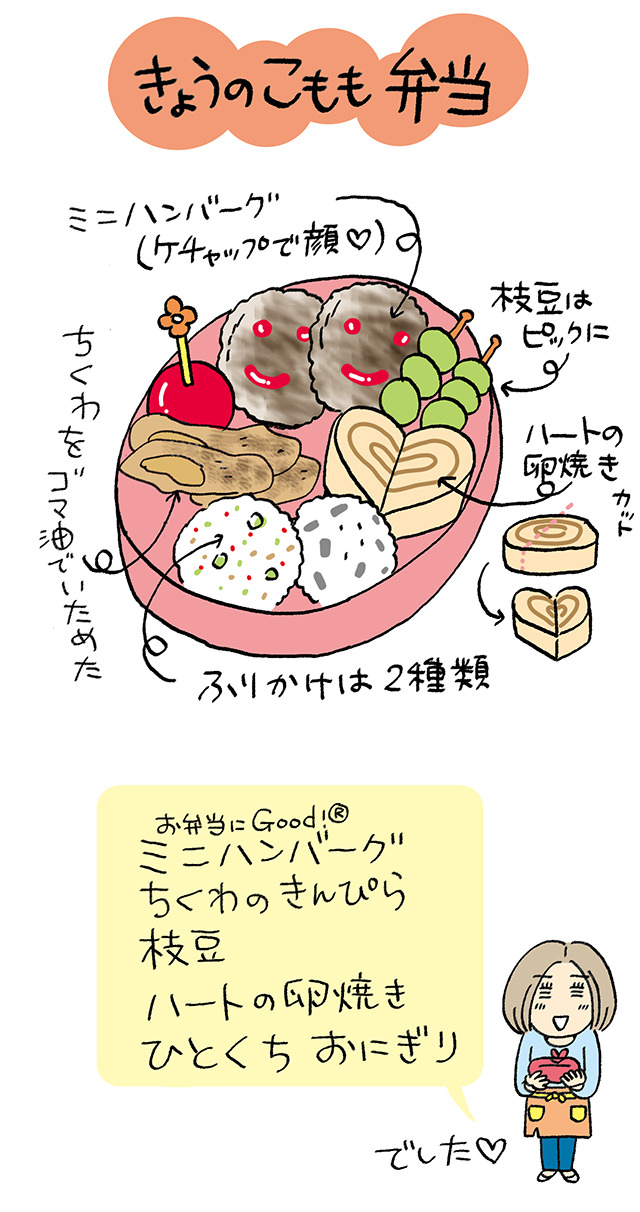 「お弁当ハラスメント」マンガ