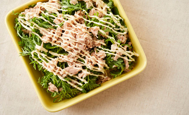 春菊のツナマヨサラダの写真