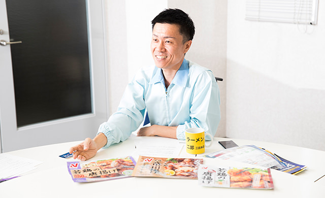 インタビュー風景の写真