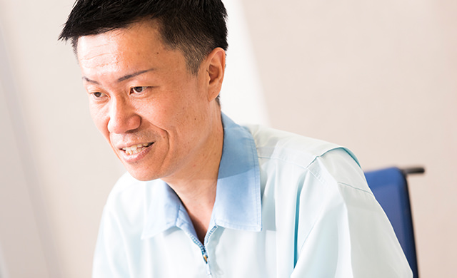 インタビュー風景の写真