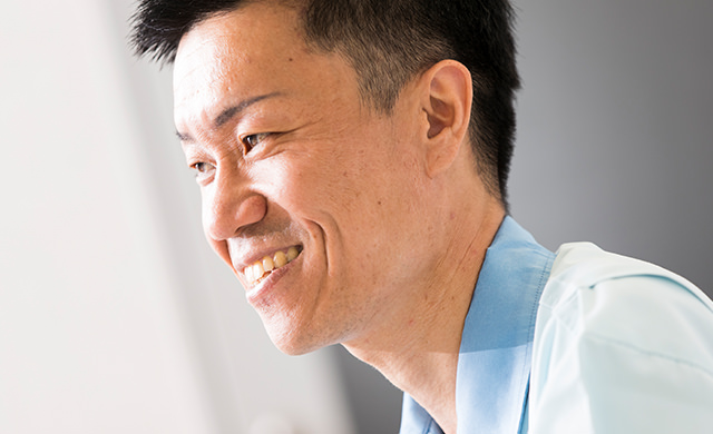 インタビュー風景の写真