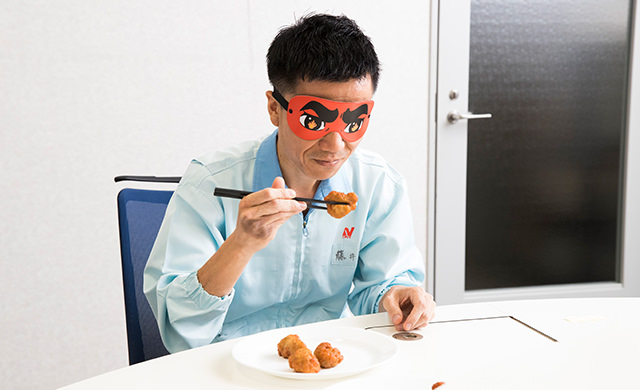 効き唐揚げの様子の写真