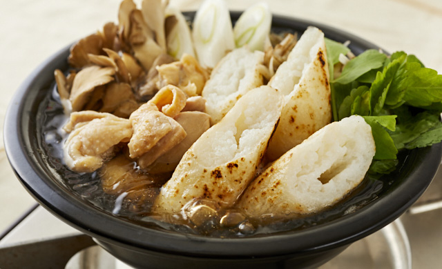 きりたんぽ鍋の写真