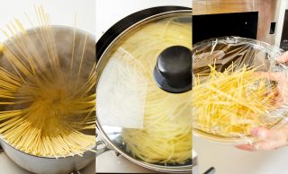 パスタのゆで方。鍋・フライパン・電子レンジまで