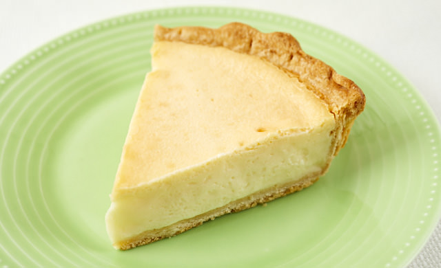 解凍したチーズケーキの写真