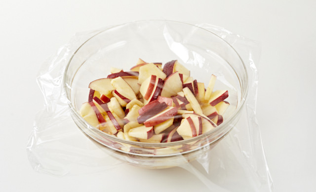 ふんわりとラップをした写真