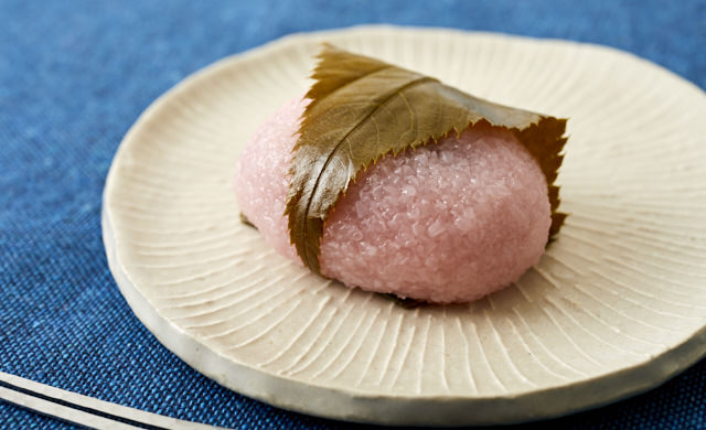 関西風桜餅の写真