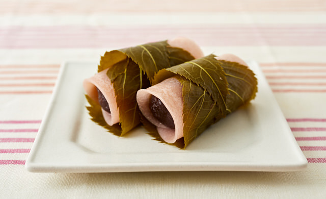 関東風桜餅の写真