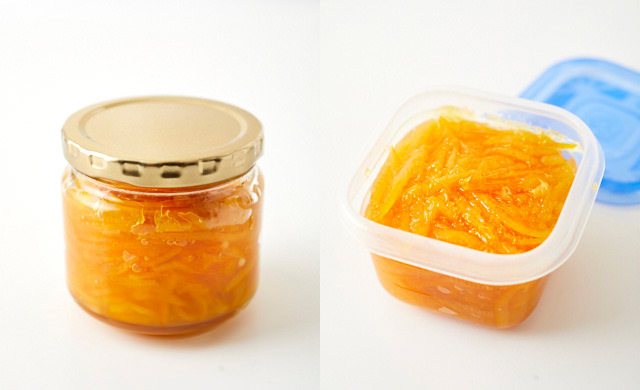 マーマレードの保存の写真