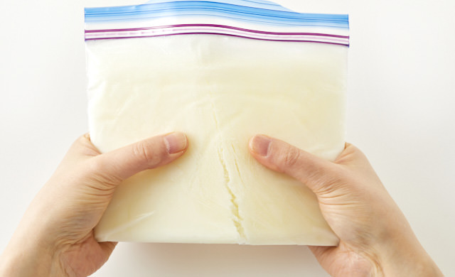 解凍前の状態の写真