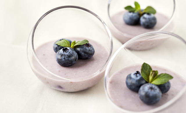 ブルーベリームースの写真