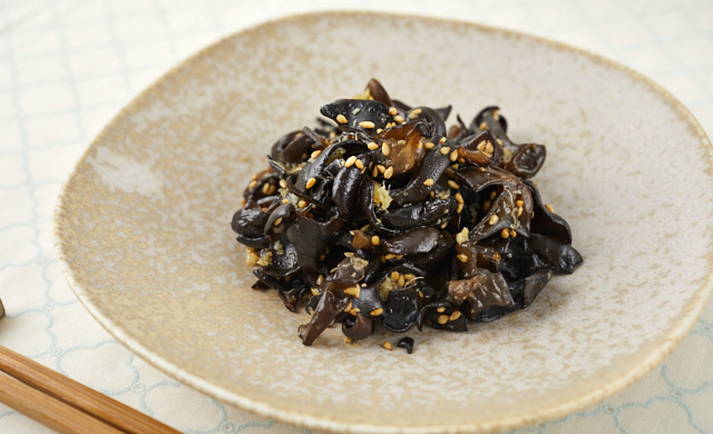 きくらげのごま炒めの写真